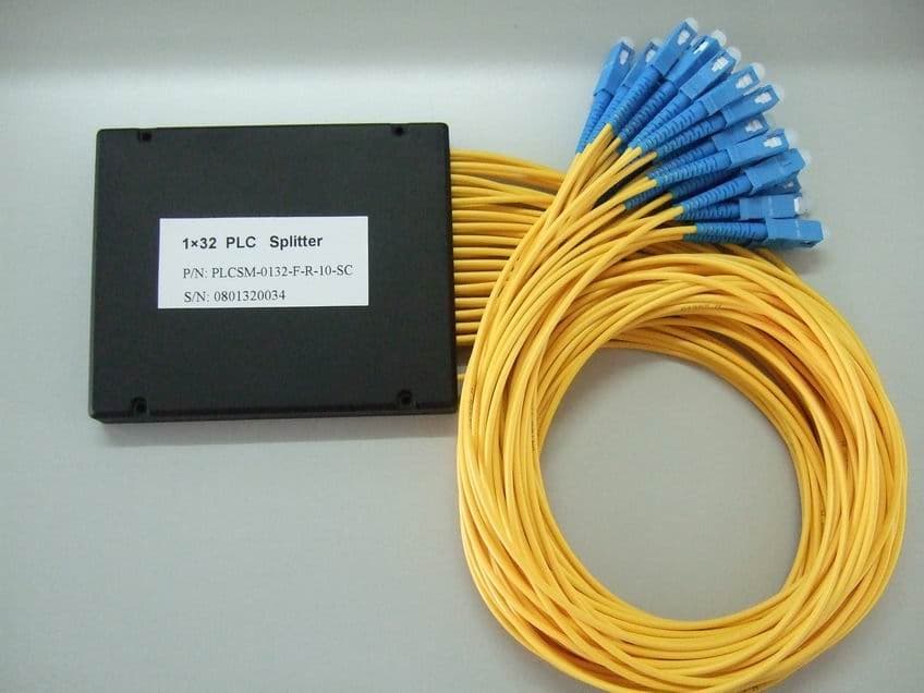 FTTH optic fiber 1X32 PLC Splitter with SC_APC connector